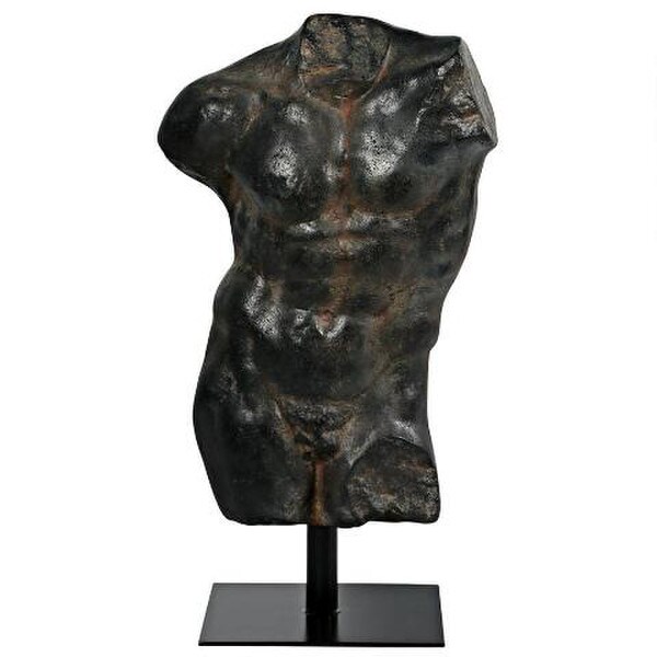 Praxiteles Greek Youth Male Torso Sculpture Fragment Statue Replica